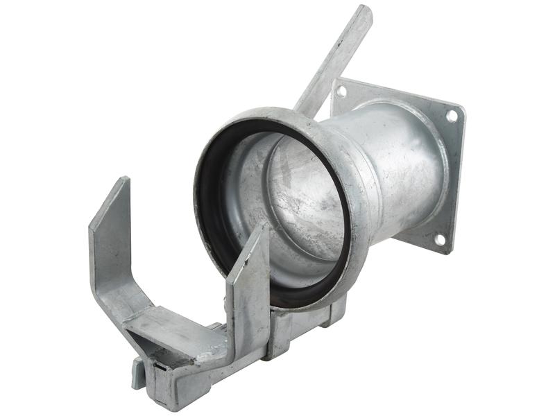 Quick Release Coupling with Flange - Female 6'' (159mm) x (150mm) (Galvanised) - Sparex Part No. S.136632