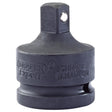 The Draper Impact Socket Converter, 3/4"(F) X 1/2"(M) - 326, features "Draper Expert Chrome Vanadium" engraved on its side and offers exceptional strength thanks to its durable chrome vanadium steel construction.