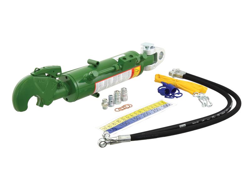 Hydraulic Top Link (Cat.3/3) Knuckle and Q.R CBM Hook, Cylinder Bore: 90mm, Min. Length : 660mm. - Sparex Part No. S.150074