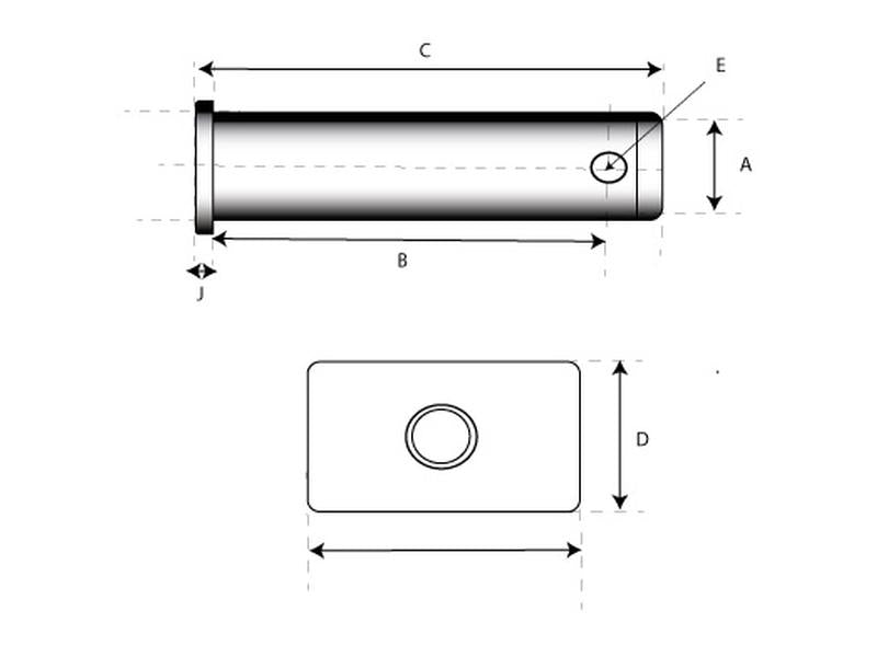Sparex Lower link pin 32x114mm Cat. | S.150241 - Product Image 4