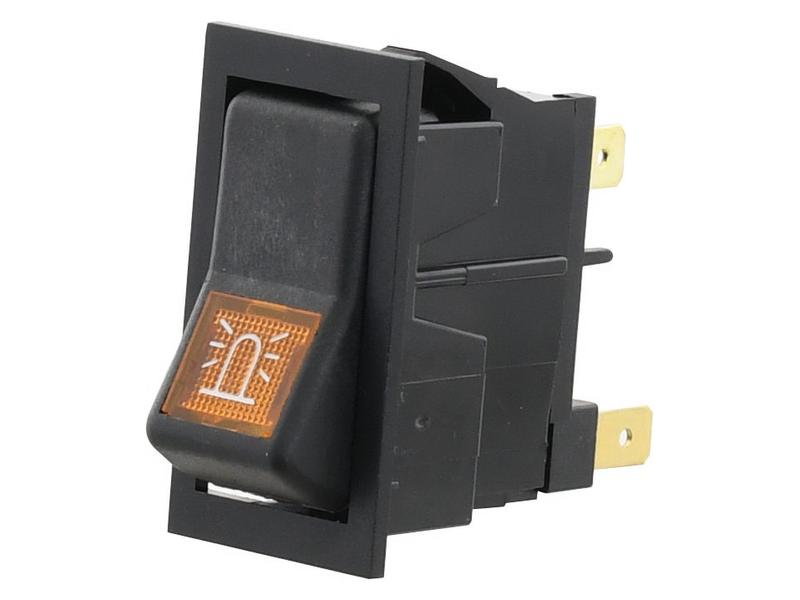 Sparex Beacon Switch Durable 12V On/Off Rocker Control Switch | S.152181