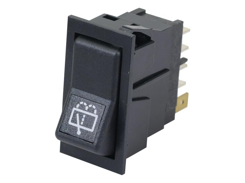 Sparex Wiper Washer Switch 12V 3-Position Rocker for Tractors | S.152448
