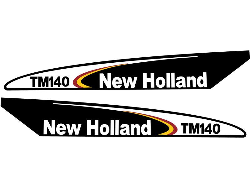 Decal Set - Ford / New Holland TM140 - Sparex Part S.152894