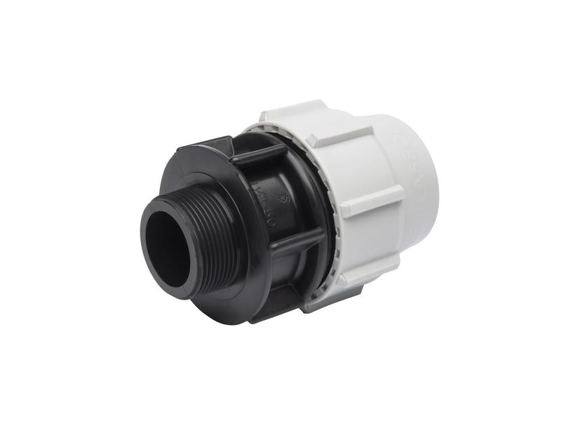 Sparex Male Adaptor 32mm x 3/4'' Durable Plastic Pipe Connector | S.153774