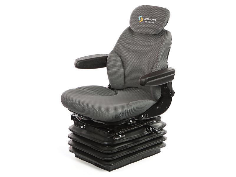 Air Suspension Seat 12V Fabric with Automatic Height Adjustment | S.156651