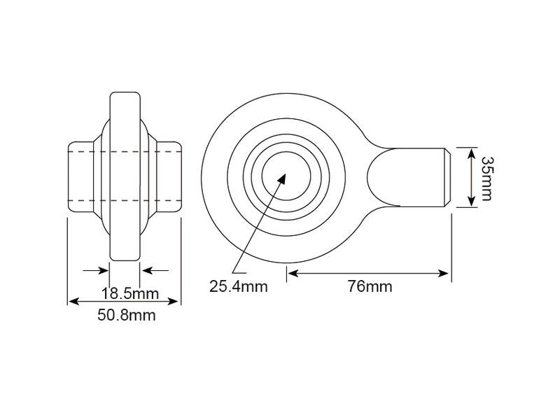 Spenco Top Link Weld On Ball End (Cat. 2 (Ø25mm)) | S.16087 - Product Image 2