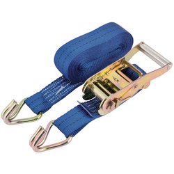 Draper Heavy Duty Ratcheting Tie Down Straps, 6M X 38mm, 750Kg - RTDS/6M075T/HB - Farming Parts