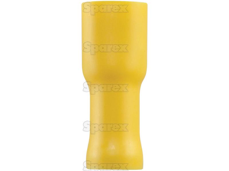 Sparex Pre Insulated Spade Terminal - Fully Insulated, Double Grip - Female, 9.5mm, Yellow (4.0 - 6.0mm), (Bag | S.163571 - Product Image 3