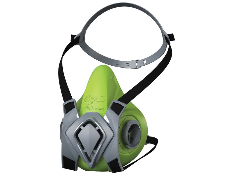 Reusable Halfmask with Bayonet Filter Connection in Silicon BLS 4000Next S (S/M) - Sparex Part S.164113