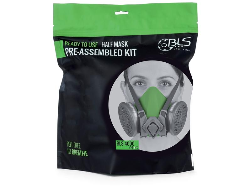 Reusable Halfmask Kit BLS 4000Next S with ABEK1P3 Filter | S.164115