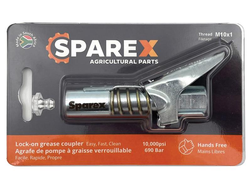 Sparex Trigger Activated Lock-On Grease Coupler, M10 | S.164416 - Product Image 1