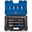 Draper Expert Combined mm/Af Socket Set, 1/2" Sq. Dr. (41 Piece) - H41AM/SG - Farming Parts
