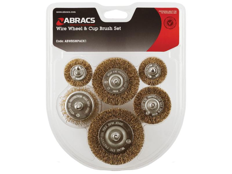 Spindle Mounted Brush Pack 6mm Crimped Wire for Metal & Rust | S.164796
