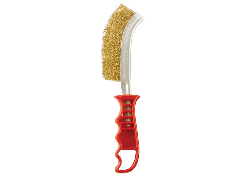 Wire Brush with Plastic Handle, Crimped Wire for Metal, Rust & Paint | S.164797