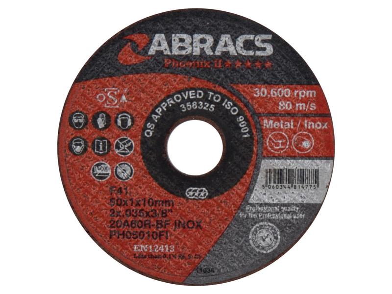 Metal INOX Slitting Disc Premium Phoenix II Ø50 x 1 x 10mm for Steel | S.164802