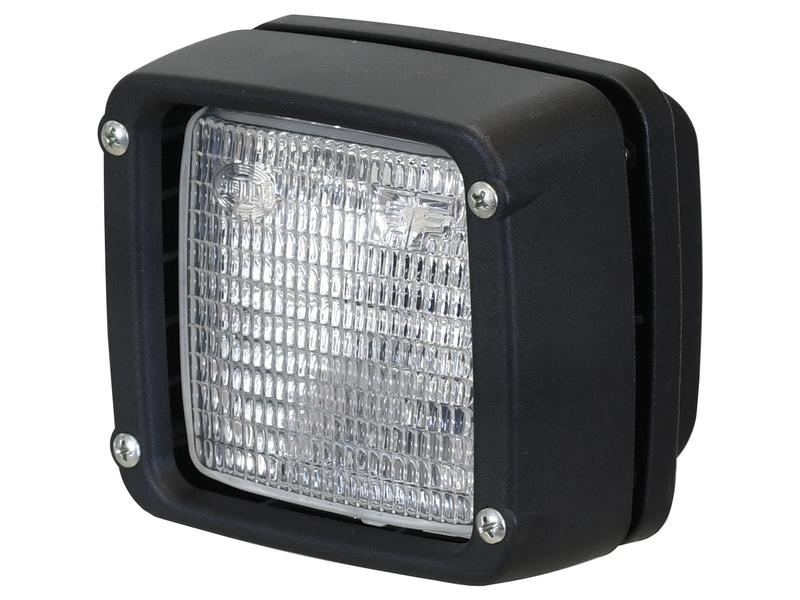 Work Light (Halogen), Square, RH & LH, 12-24V - Sparex Part No. S.165346