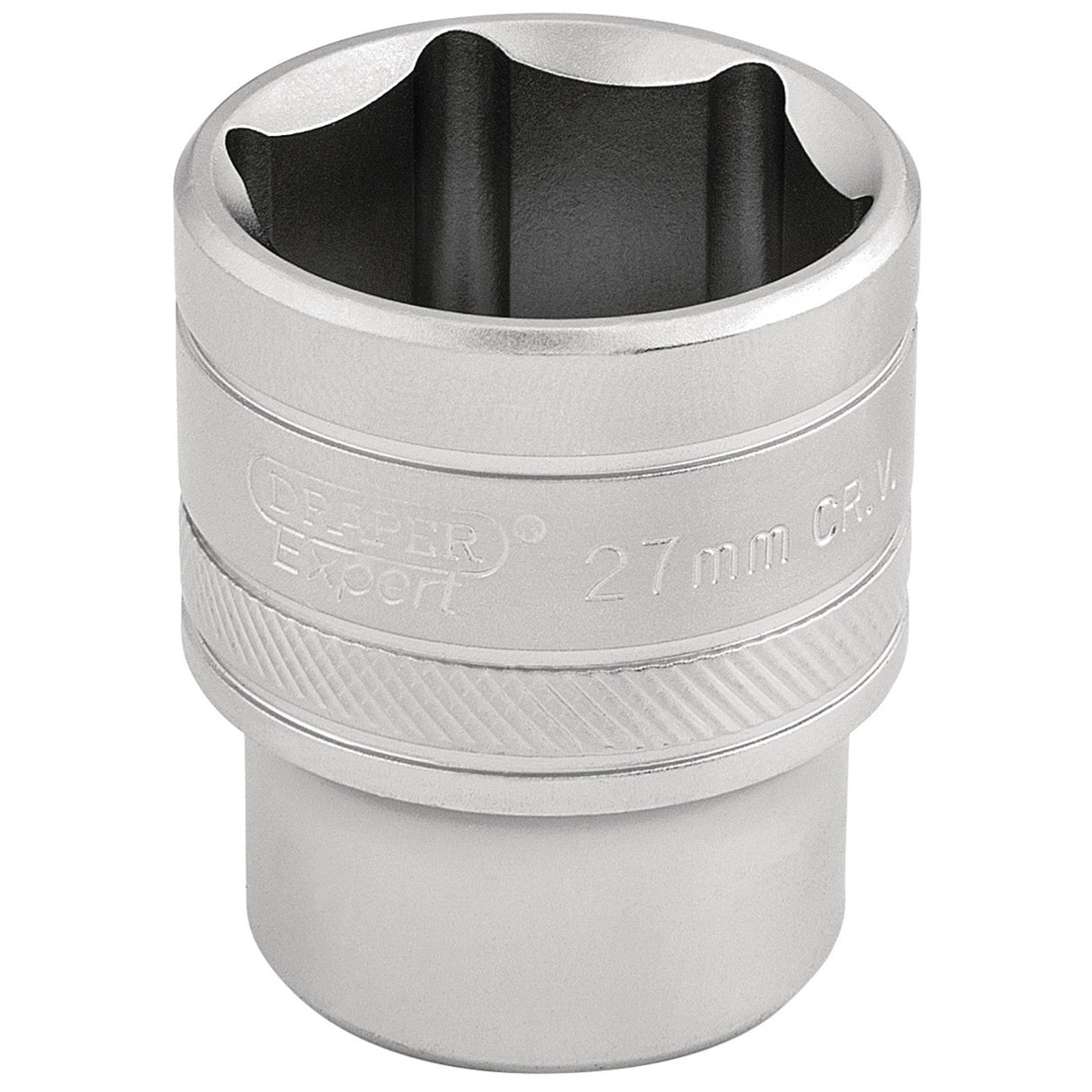 Draper 6 Point Metric Socket, 1/2" Sq. Dr., 27mm - H-MM/MS - Farming Parts