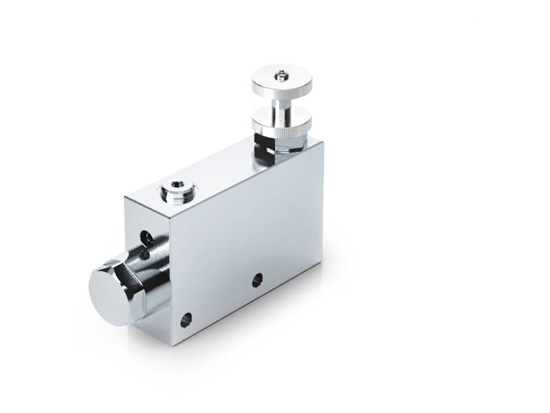 MARCHESINI 3-Way Adjustable Flow Control Valve 3/4'' BSP (120 L/min Flow Rate) Excess Flow To Second Circuit - Sparex Part No. S.167163