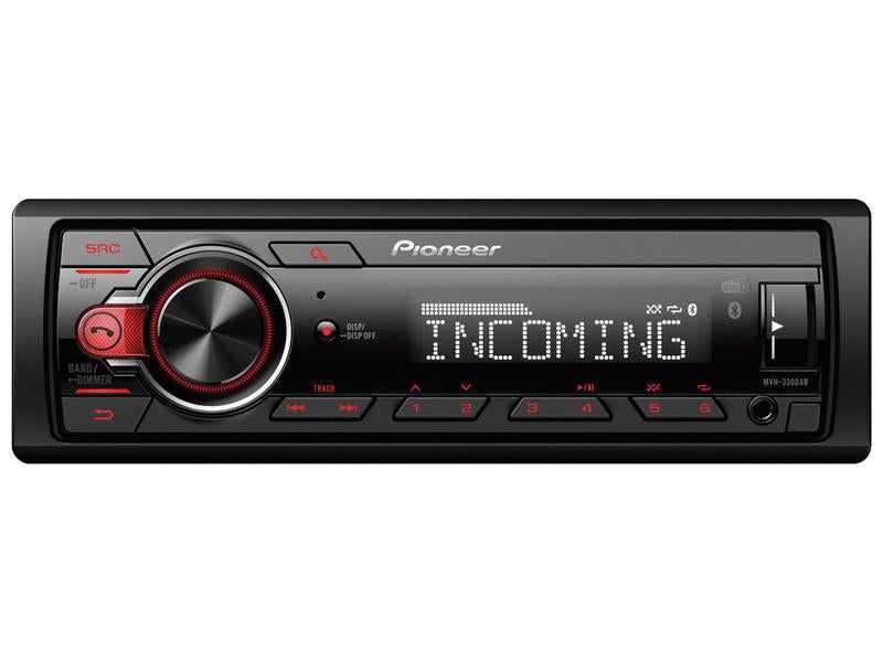 Radio - DAB+ | Bluetooth | Aux In | Android | USB | Receiver | Short Body (MVH-330DAB) - Sparex Part No. S.167577