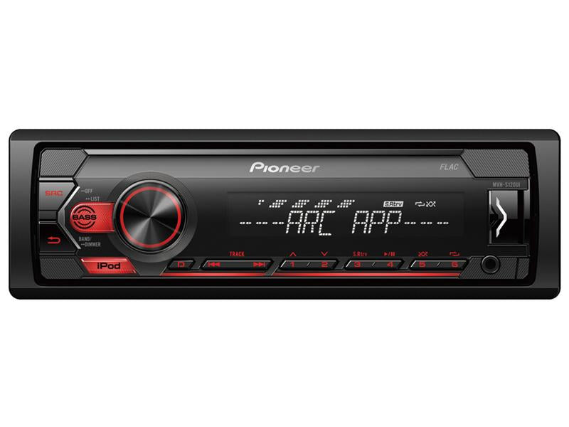 Radio - Android | Aux In | iPod-iPhone | Spotify App | USB | Receiver | Short Body (MVH-S120UI) - Sparex Part No. S.167579
