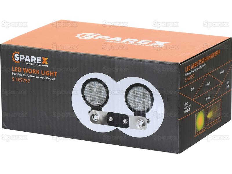 Sparex LED Work Light, Interference: Class 3, 4000 Lumens Raw, 10-30V | S.167757 - Product Image 8