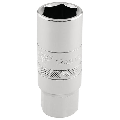 Draper 12mm Thread 6 Point Spark Plug Socket, 1/2" Sq. Dr., 18mm - HT-PLUG/B - Farming Parts