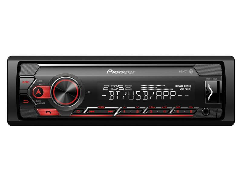 Radio - Bluetooth | Aux In | Android | iPod-iPhone | Spotify App | USB | Receiver | Short Body (MVH-S420BT) - Sparex Part No. S.168444