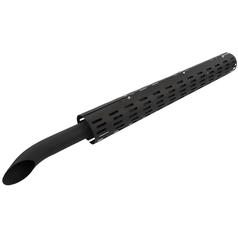 Sparex Silencer Vertical Black Powder Coated Exhaust | S.168945