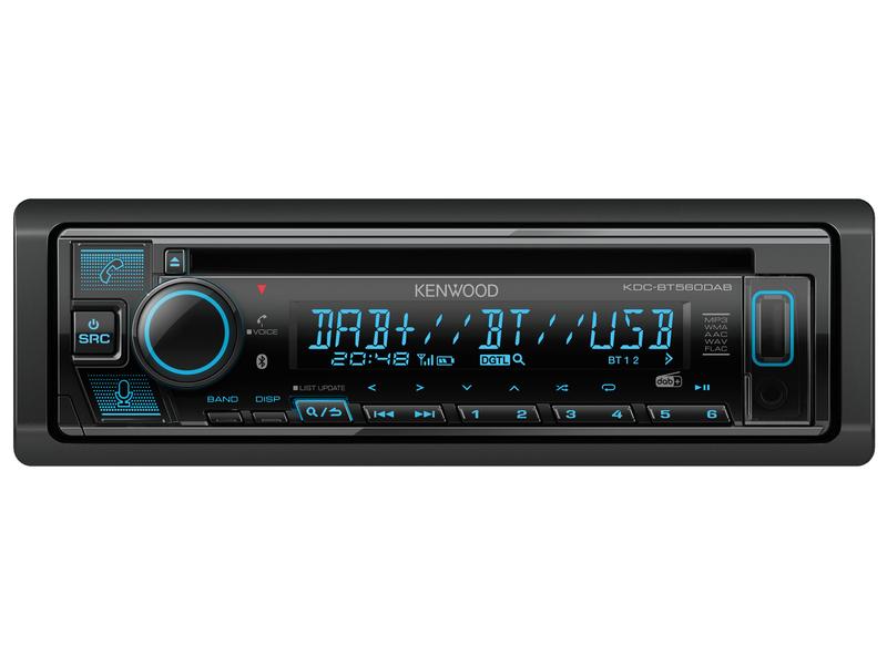 KENWOOD Radio - Alexa | DAB | Bluetooth | Aux In | iPod-iPhone | USB | Receiver | CD (KDCBT560DAB) | S.169580 - Product Image 1