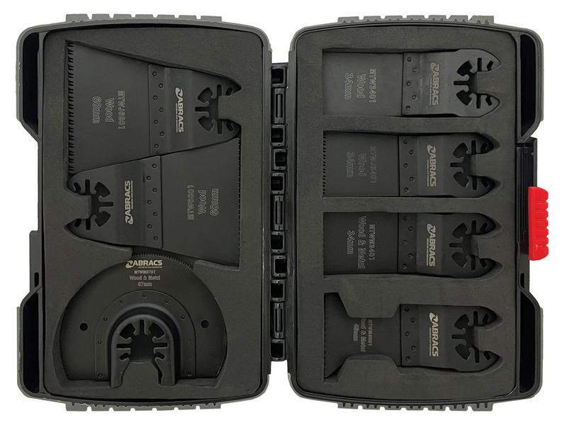 Multi-Tool Wood & Metal Set 8 Pcs. (Reinforced Case) - Sparex Part S.171386