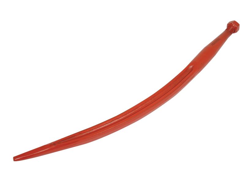 Loader Tine - Curved 680 MM, Thread Size: M24 X 1.50 (H - Fluted) to Fit as: 4078-R36-680 - Sparex Part S.171543