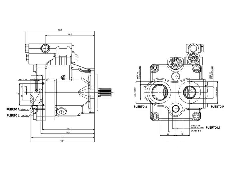 Sparex Hydraulic Pump AL166639 | S.171692 - Product Image 4