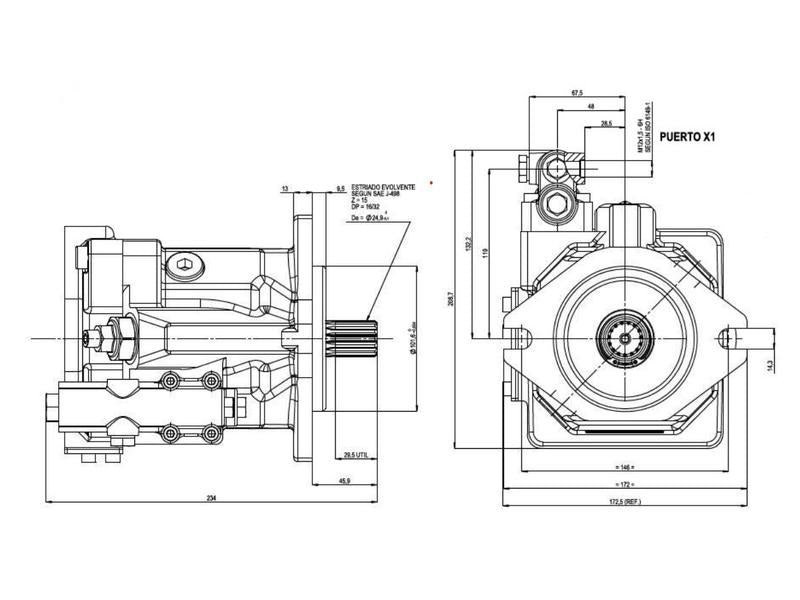 Sparex Hydraulic Pump AL166639 | S.171692 - Product Image 5