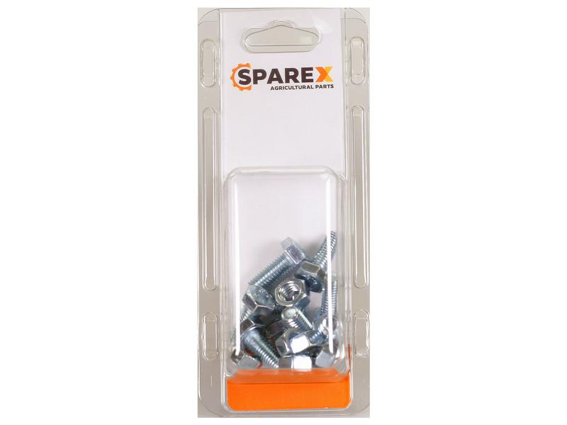 Sparex Agripak 10 pcs. Metric Bolt M8x20mm | S.172101 - Product Image 1
