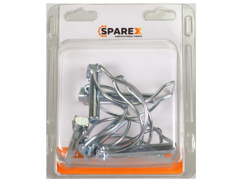 Sparex Agripak 6 pcs. Pipe Linch Pin 10mm x 60mm | S.172256 - Product Image 1