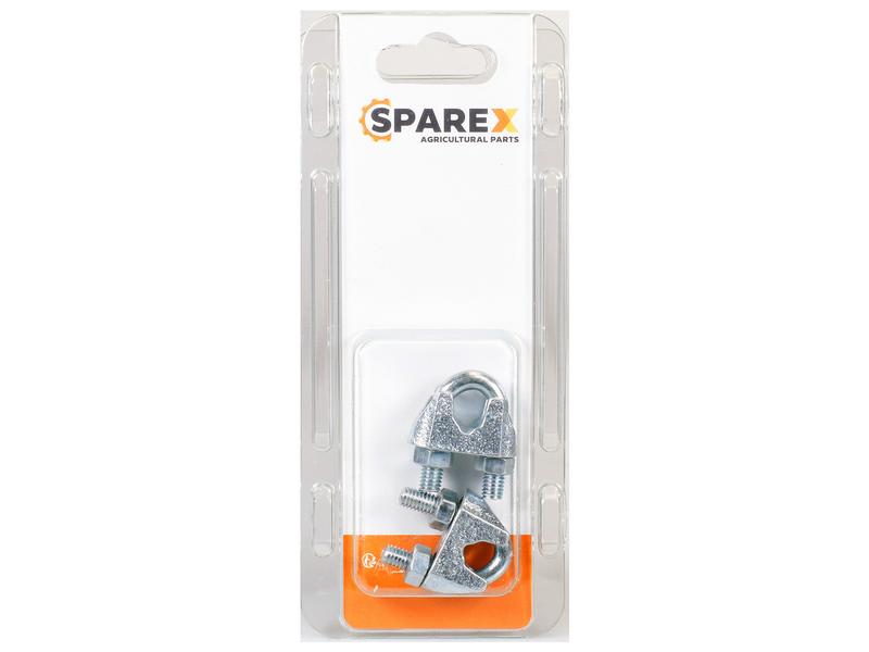 Sparex Agripak 2 pcs. Wire Rope Clips 8mm (5/16'') | S.172456 - Product Image 1
