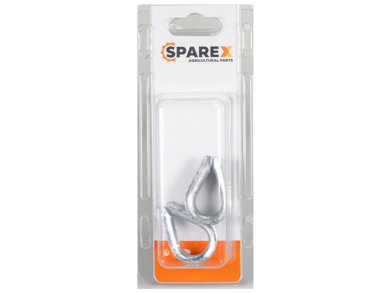 Sparex Agripak 2 pcs. Wire Rope Thimble 6 x 45mm | S.172462 - Product Image 1