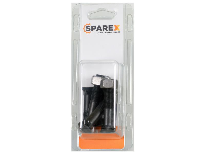 Sparex Agripak 6 pcs. Countersunk Bolt & Nut 7/16'' x 55mm | S.172475 - Product Image 1
