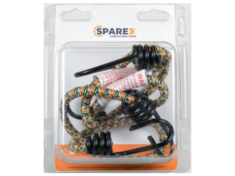 Sparex Agripak 2 pcs. Bungee Cord with Hook 8 x 610mm | S.172519 - Product Image 1