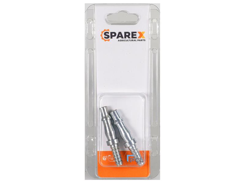 PCL Agripak 2 pcs. Adaptor 1/4'' ID Hose Tailpiece | S.172557 - Product Image 1