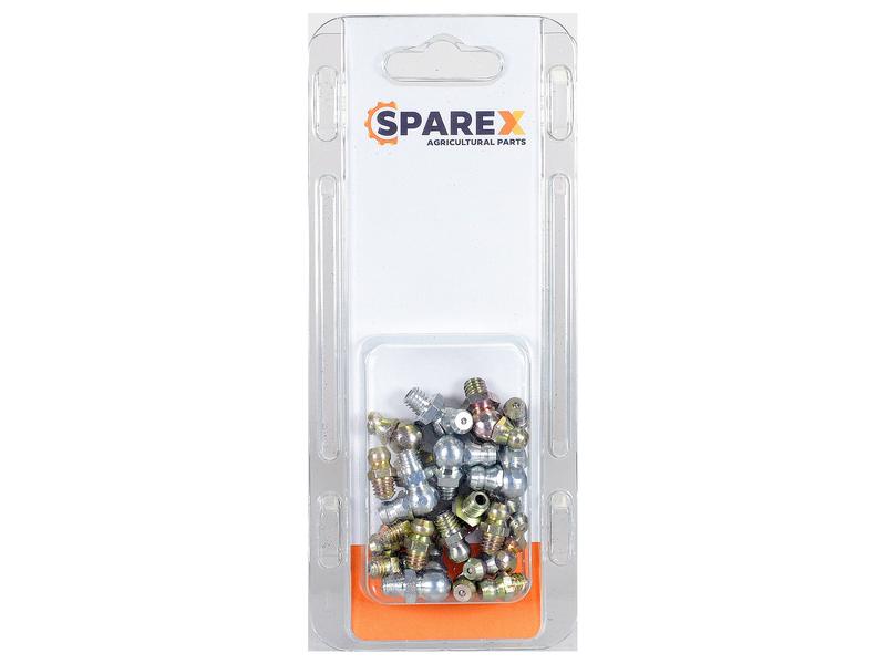 Sparex Agripak 20 pcs. Grease Nipple M6 Assorted | S.172612 - Product Image 1