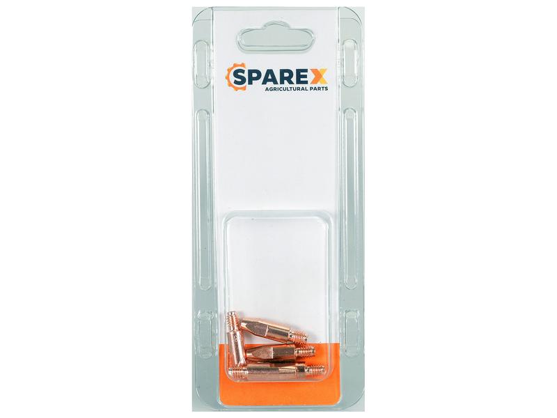 Sparex Agripak 5 pcs. MIG Contact Tip 0.8mm | S.172641 - Product Image 1