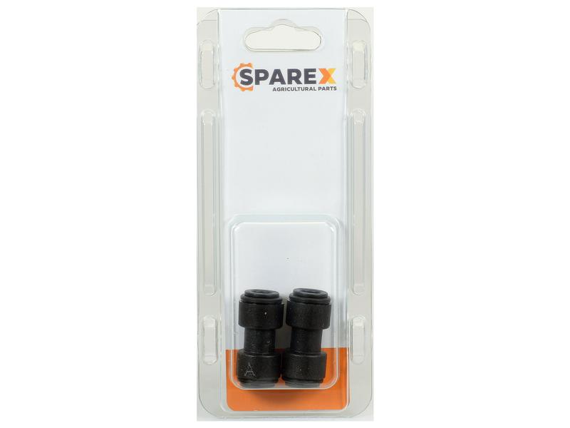 Sparex Agripak 2 pcs. Equal Straight Connector 8mm | S.172678 - Product Image 1