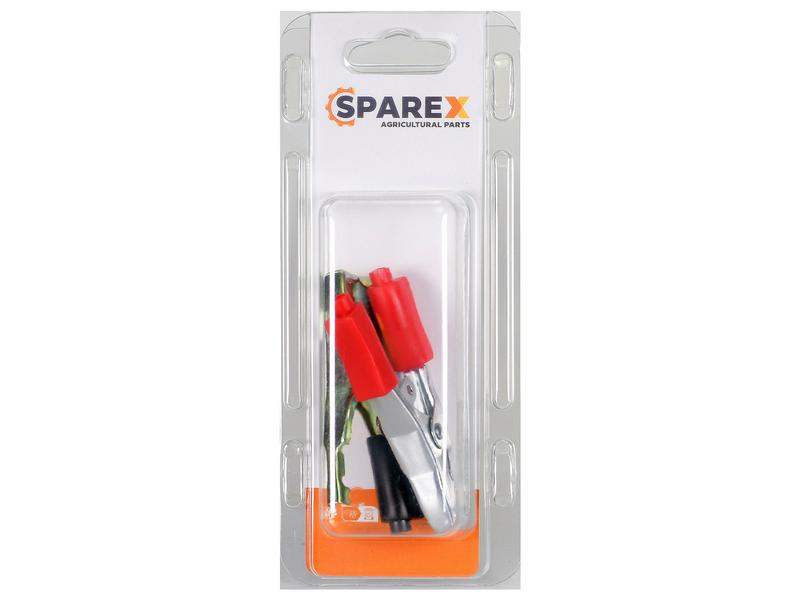Sparex Agripak 2 pcs. Cable Handles 40A Red and Black | S.172835 - Product Image 1