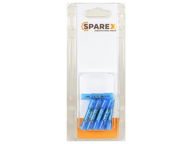 Sparex Agripak 10 pcs. Heat Shrink Connector Blue | S.172839 - Product Image 1