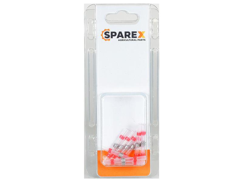 Sparex Agripak 10 pcs. Heat Shrink Solder Connector Red | S.172853 - Product Image 1