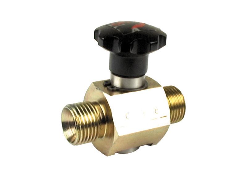 Spenco 2-Way Shut Off Ball Valve 3/8'' BSP (30 L/min Flow Rate) | S.17308 - Product Image 1