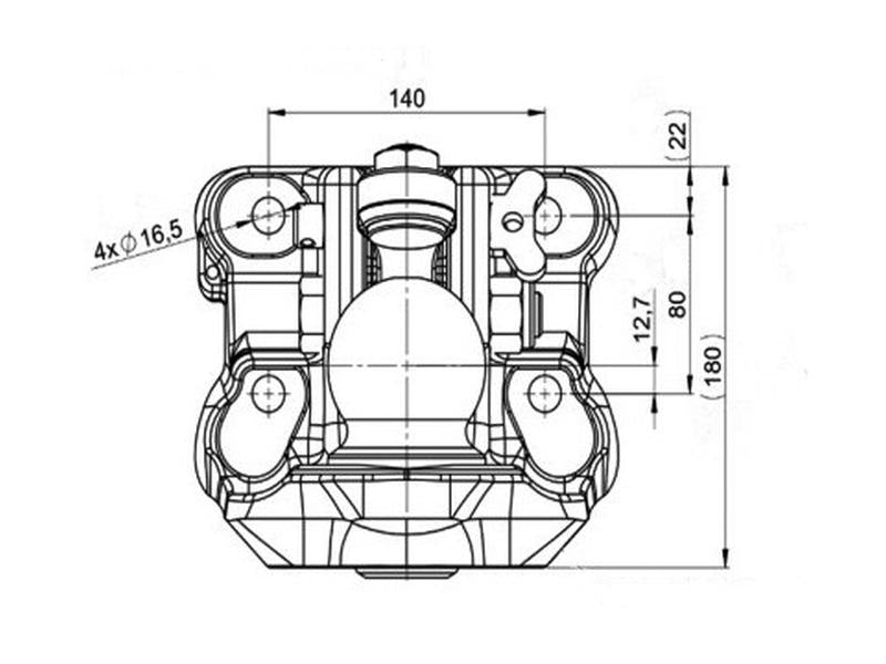 Scharmuller Coupling Flange K80 - M16 | S.174049 - Product Image 6