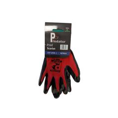 Predator Scarlet Work Gloves Nitrile Grip Oil Resistant | S.174209