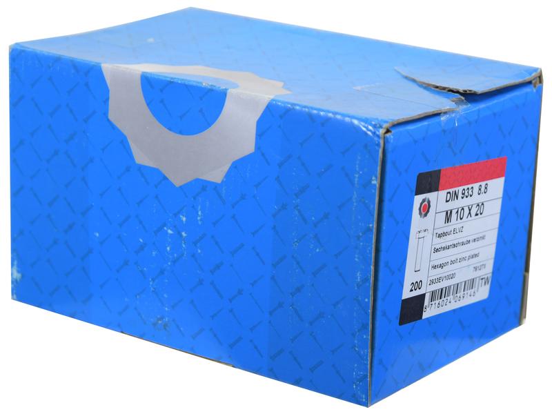 Sparex Metric Setscrew, M10x20mm (DIN 933) 8.8. | S.174605 - Product Image 2